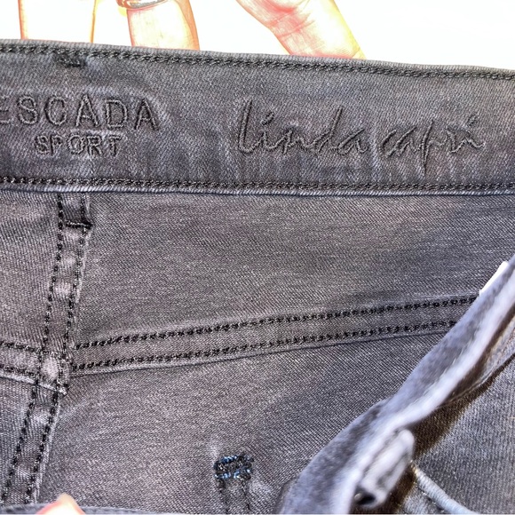 Escada Sport Linda Tapered Cigarette Ankle Jeans Jeans - Picture 10 of 13